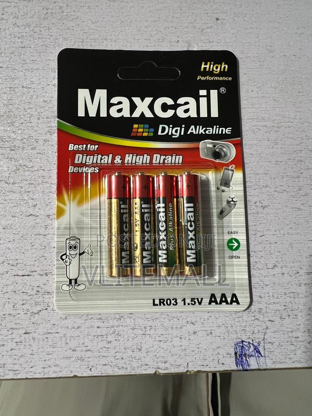 Maxcail Alkaline Batteries 4pcs · Photo 3