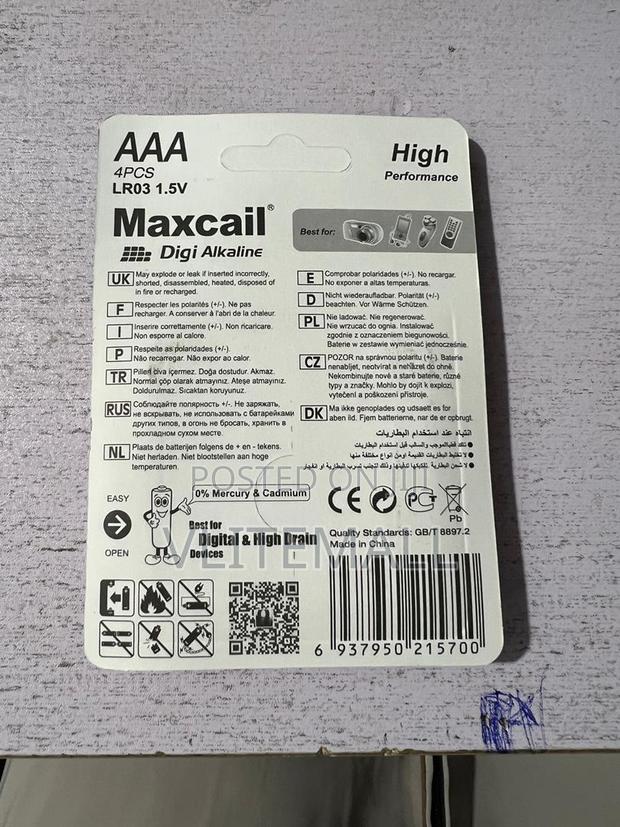 Maxcail Alkaline Batteries 4pcs · Photo 4