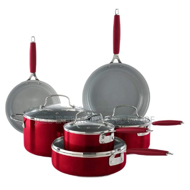 Food Network 10-Pc. Nonstick Ceramic Cookware · Photo 2