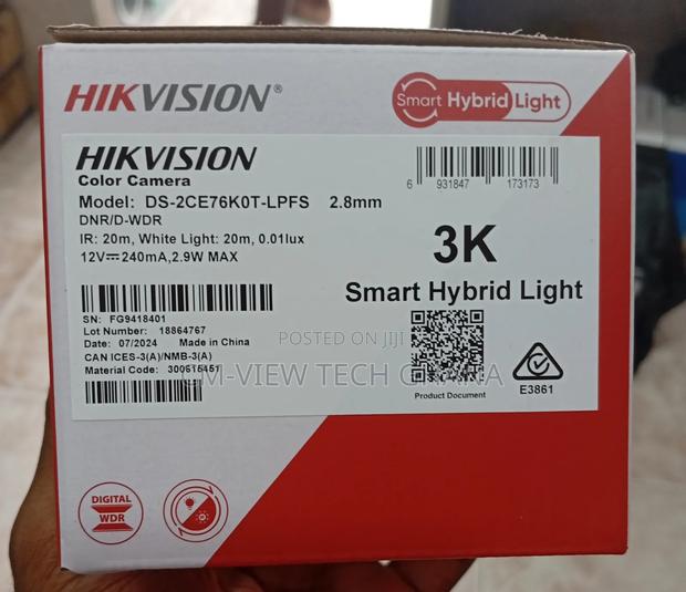 Hikvision Upto 5/6mp Smart Hybrid Light Dome Camera · Photo 4