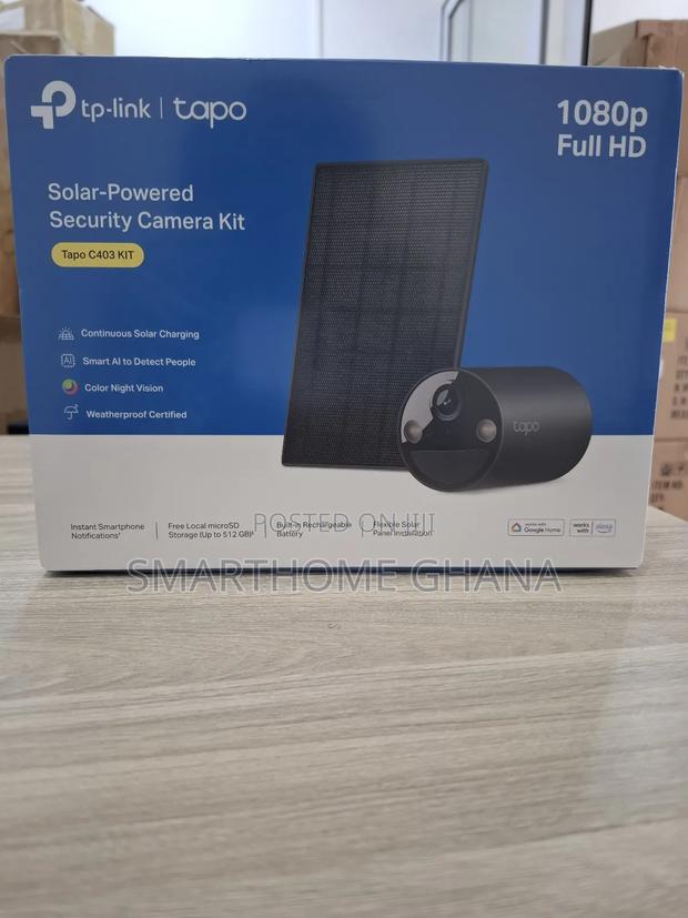 Tapo C403 Solar Powered Wifi Security Camera Kit 1080p photo 2