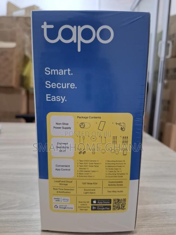 Tapo C403 Solar Powered Wifi Security Camera Kit 1080p photo 3