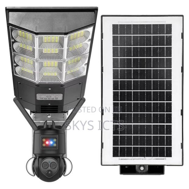 2 In 1 Dual Lens Solar Camera With Light photo 2