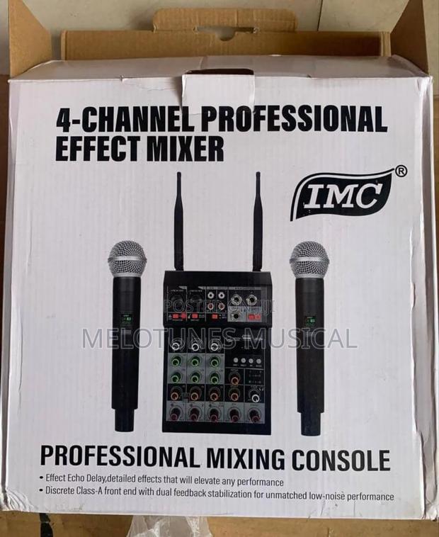 4-Channel Professional Effect Mixer and Twi Microphone · Photo 4