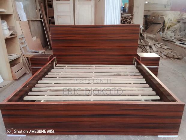 Queen Size Bed Frame With Two Sides Cabinets · Photo 4