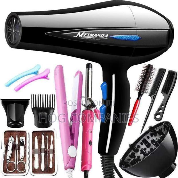 High Power Electric Hair Dryer Complete Set - Fast Delivery in 2 Hours · Photo 4