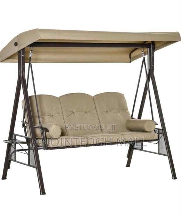 Outsunny 3 Seater Garden Swing With Sun Canopy · Photo 4
