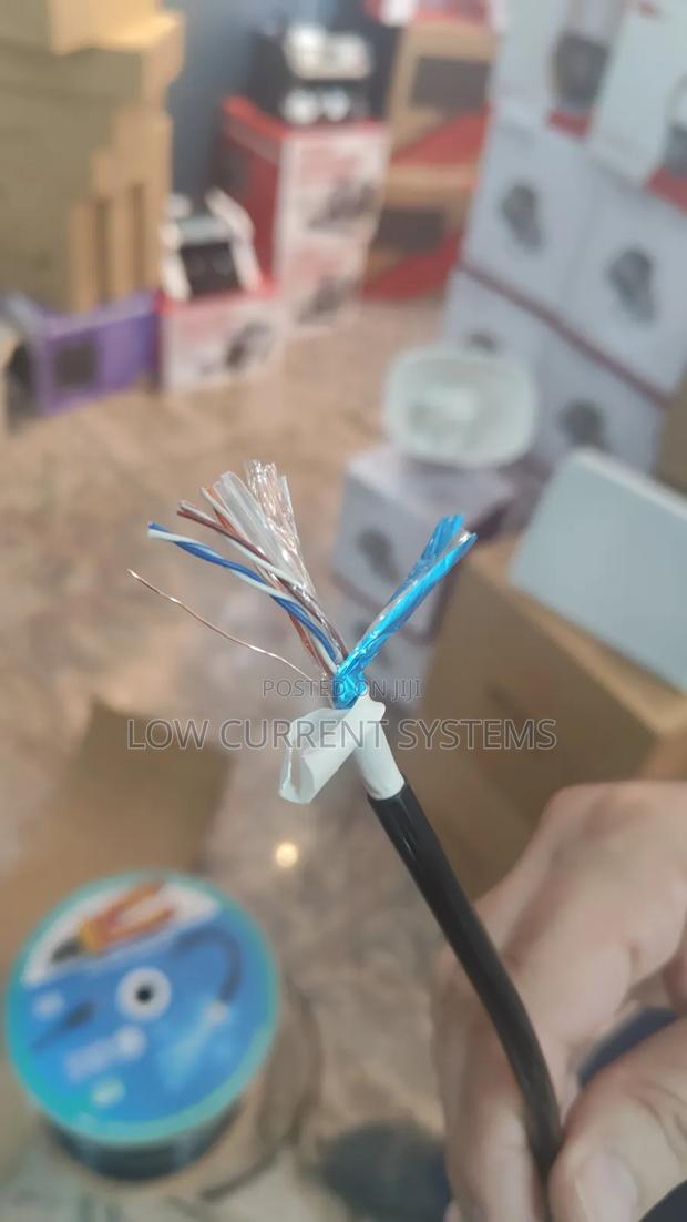 Cable FTP Cat6a 305m Outdoor Network Cable Networking · Photo 4