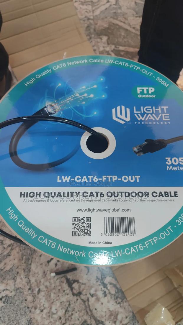 Cable FTP Cat6a 305m Outdoor Network Cable Networking · Photo 3