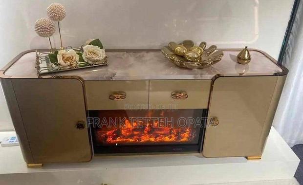 Luxurious Electrified Fireplace Tv Stand for Smart Home