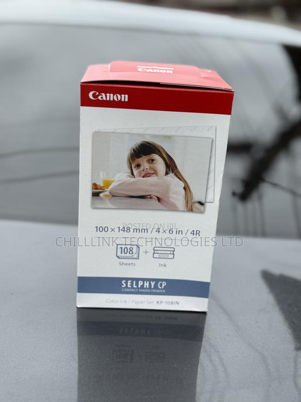 Canon Selphy Cp1000 108sheets of Paper + Ink photo 2