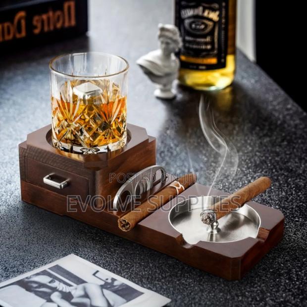 2 in 1 Cigar Ashtray and Coaster photo 3