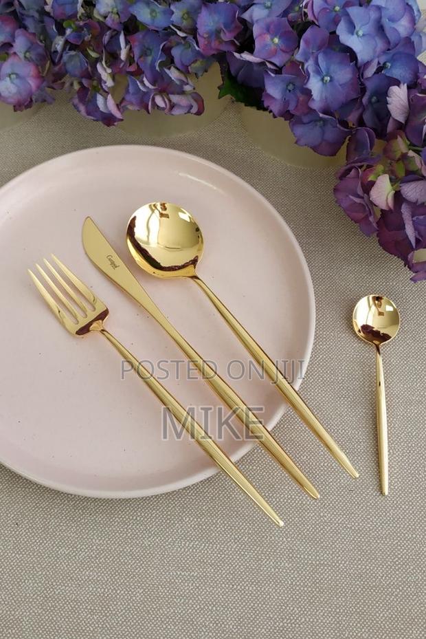 Luxury Gold Cutlery For Rent