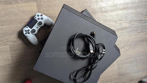 Playstation 4 Pro Video Game Console From Home photo 2