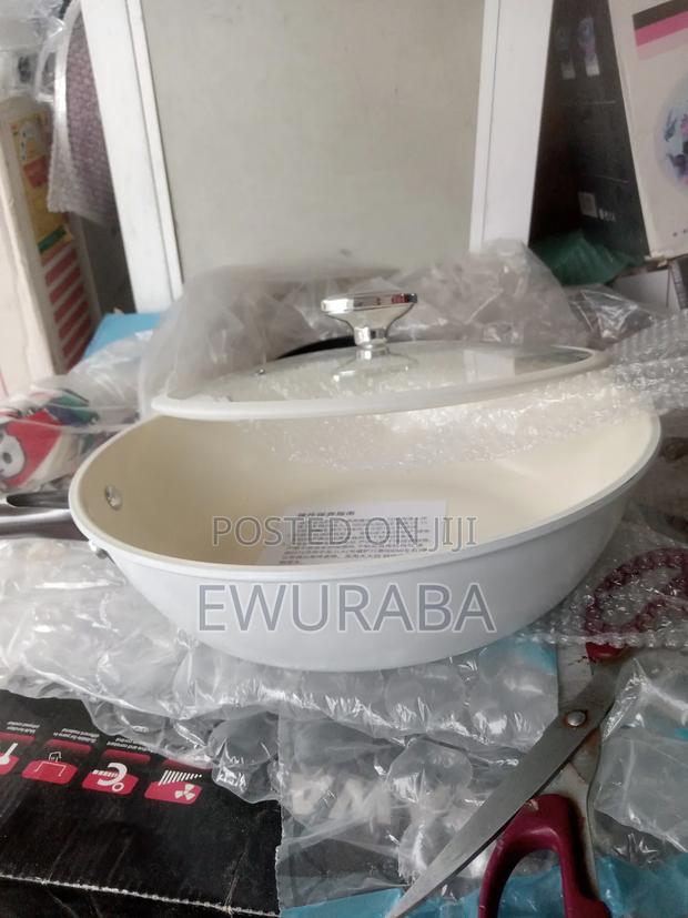 28cm Non Stick Wok With Glass Cover photo 4