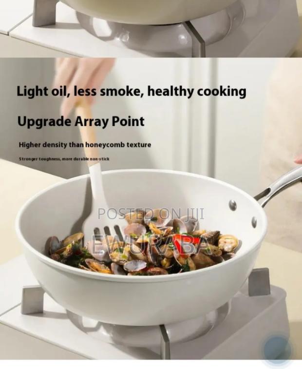 28cm Non Stick Wok With Glass Cover