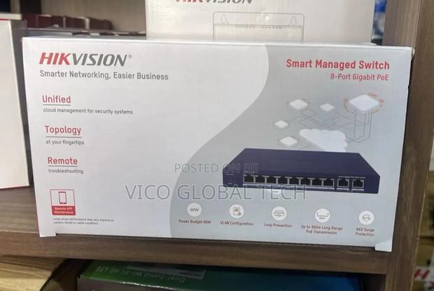 Hikvision 8port Poe Switch Managed · Photo 1