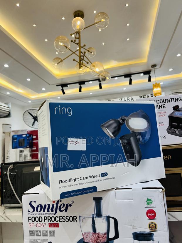 Unique Design Ring Floodlight Cam Wired(Black) · Photo 2