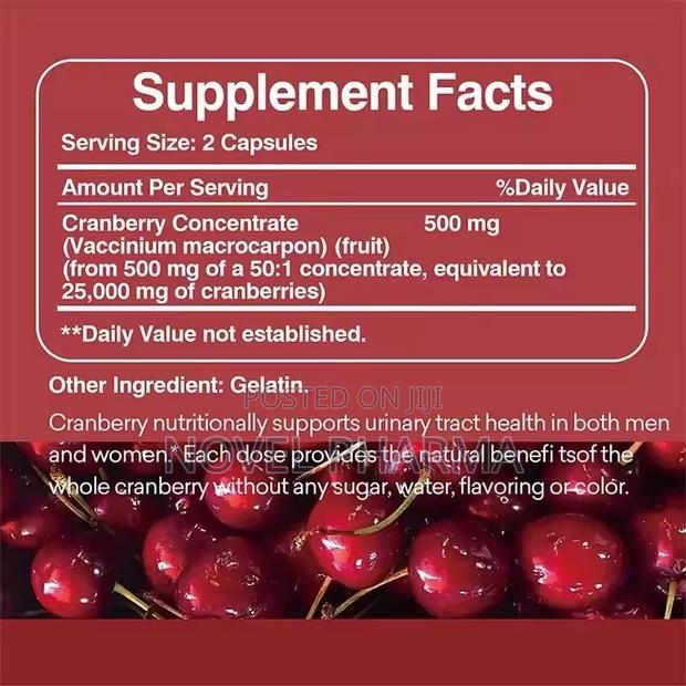 Cranberry Capsules - 500mg photo 4
