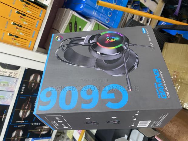 G606 RGB Gaming Headset/Headphones Backlight photo 4