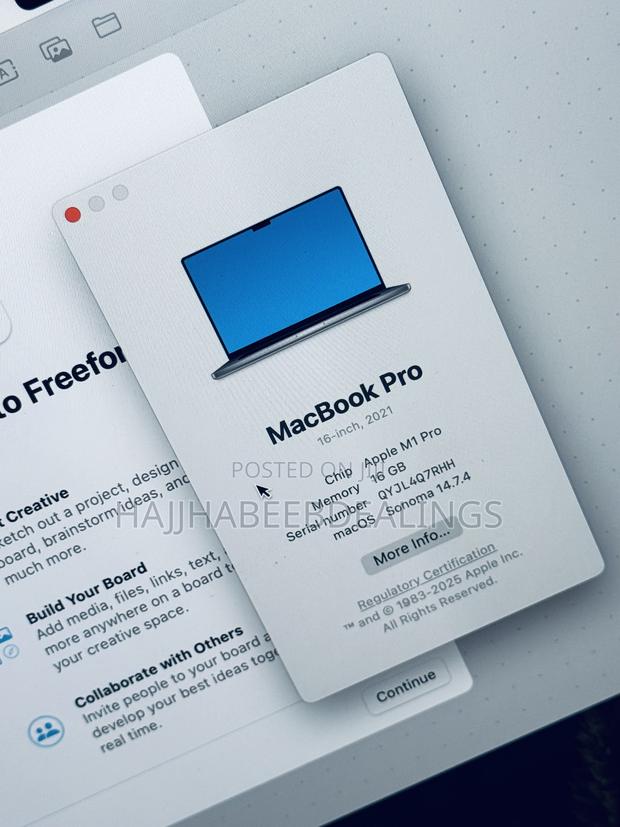 Laptop Apple MacBook Pro 2021 M1 16GB Apple M1 Pro SSD 512GB photo 2