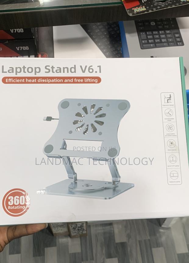 Laptop Stand With Cooling Fan Universal Aluminium Alloy X360 · Photo 3
