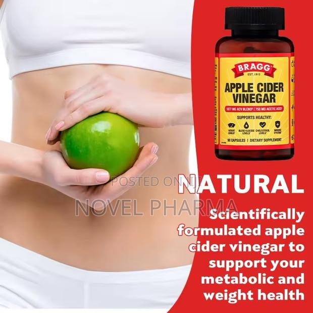 Bragg Apple Cider Vinegar - 60caps photo 2