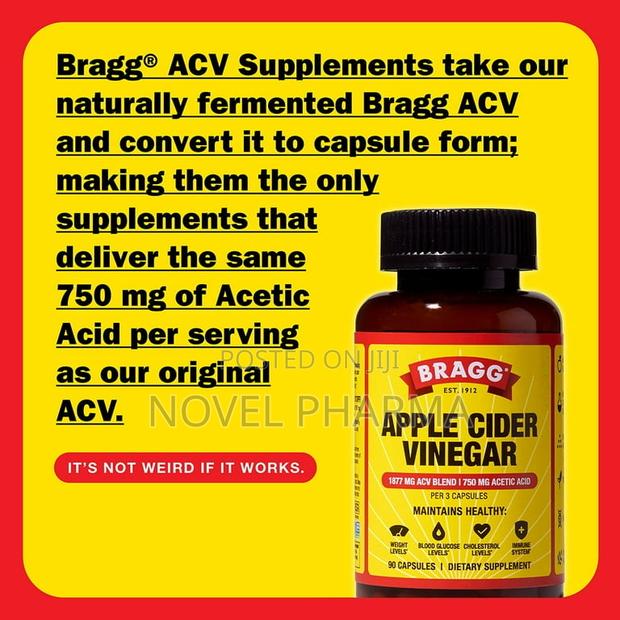 Bragg Apple Cider Vinegar - 60caps photo 3