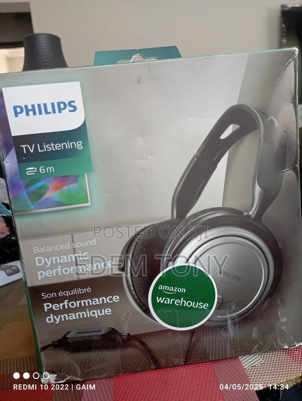 Philips Shp2500 Tv Listening 6m Headphones · Photo 1