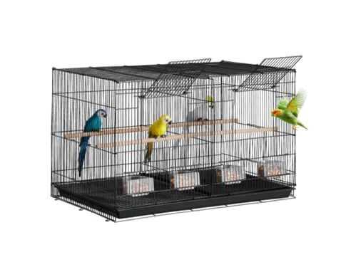 Double Metallic cage for birds