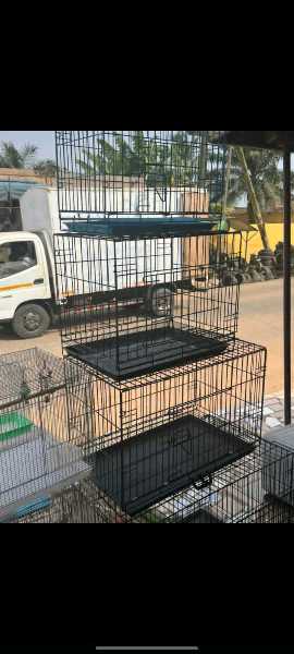 Strong Metallic Dog Cage 24 Inches