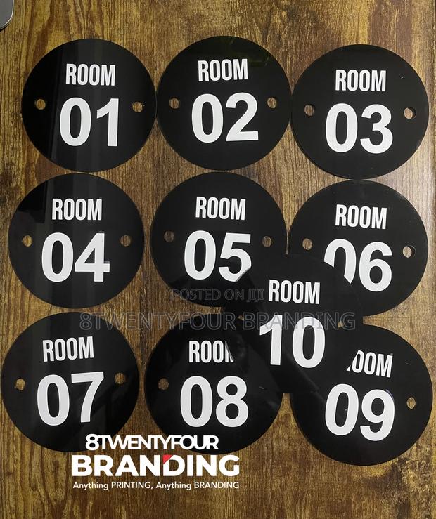 Room Numbers (Acrylic)