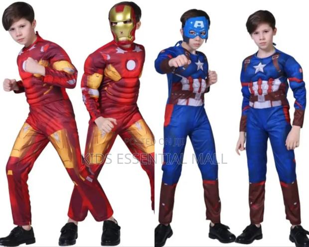 Ironman and Captain American Muscle Padded Costume · Photo 2
