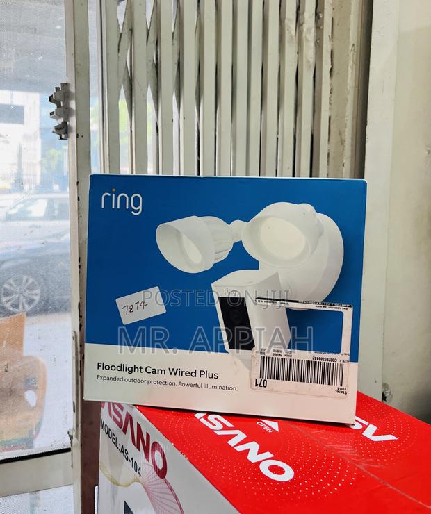 Get Ring Floodlight Cam Wired Plus 1080p Hd Video(White) · Photo 2