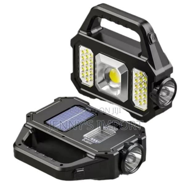 Multifunctional Solar/ Rechargeable Torch Light in Stock