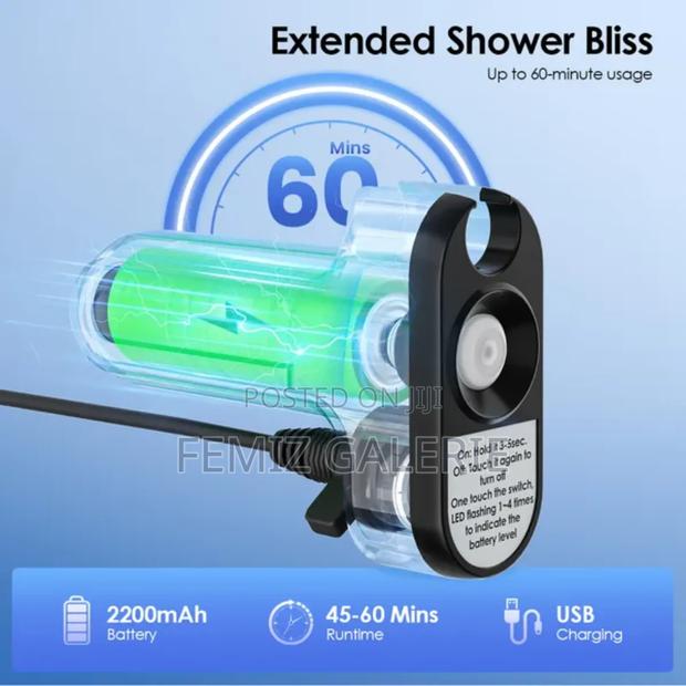 Oraimo Aquaflex Portable Rechargeable Shower Pump photo 4