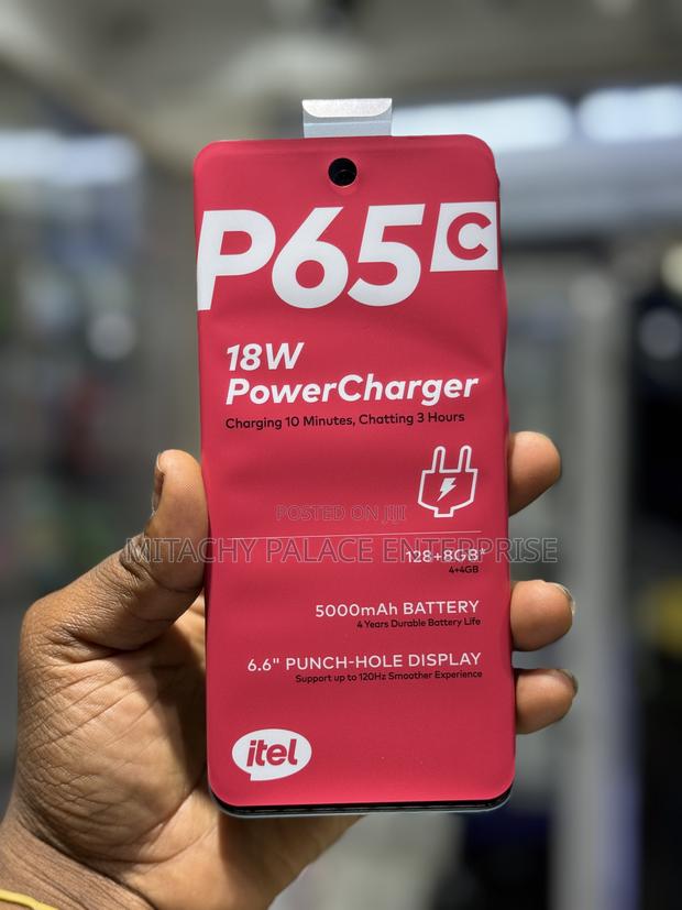 New Itel P65C 128 GB Blue photo 2