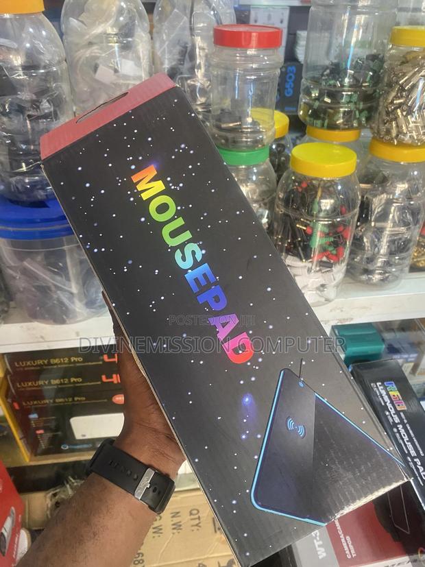 RGB Larg Wireless Charging Mouse Pad photo 3