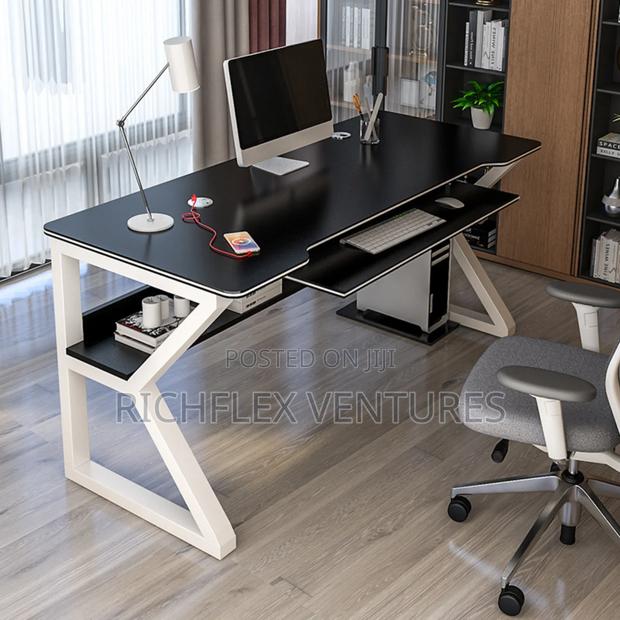 Gaming/Office/Studio Desk With Bookself + Keyboard Drawer · Photo 2