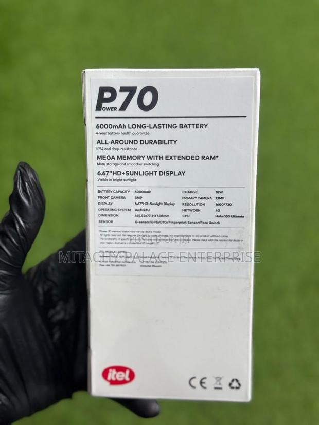 New Itel P70 64 GB Black photo 5