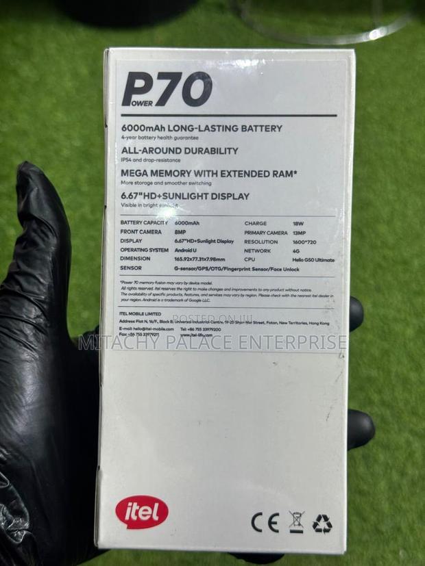 New Itel P70 64 GB Black photo 2