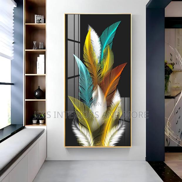 Sparkling Feathers Wall Art photo 2