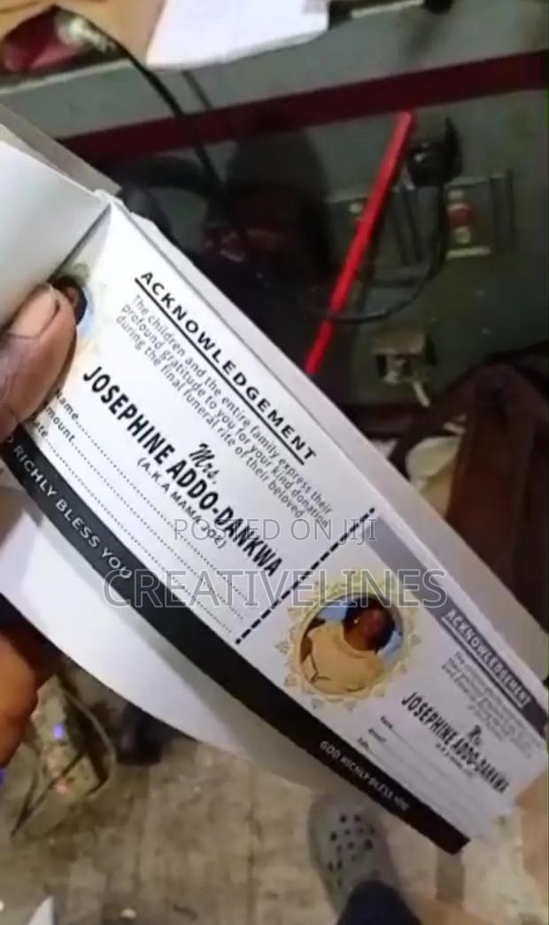 Customised Funeral Ticket · Photo 2