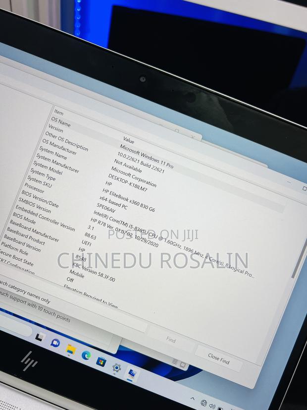 Laptop HP EliteBook 830 G6 16GB Intel Core I5 SSD 512GB photo 7
