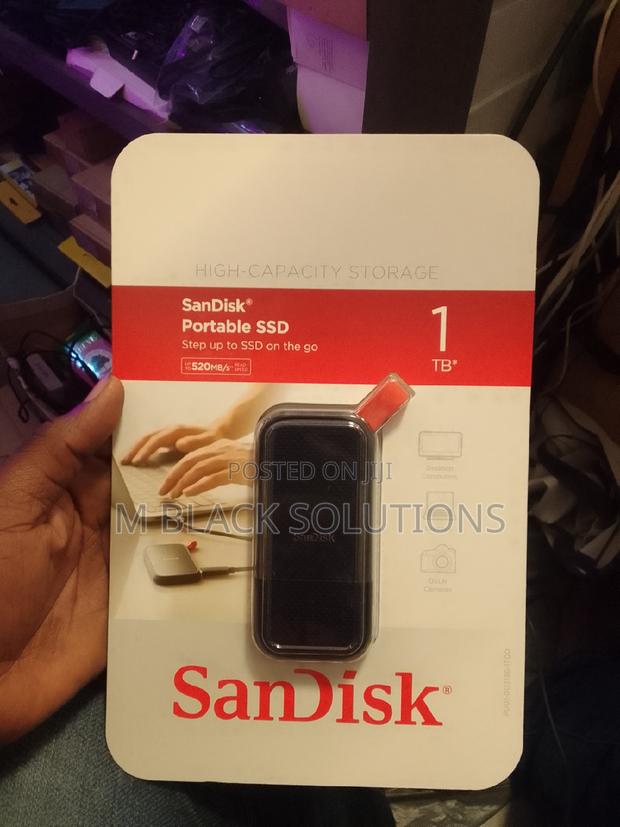 Sandisk Portable SSD 520mb/S External Solid Drive 1 Tb · Photo 3