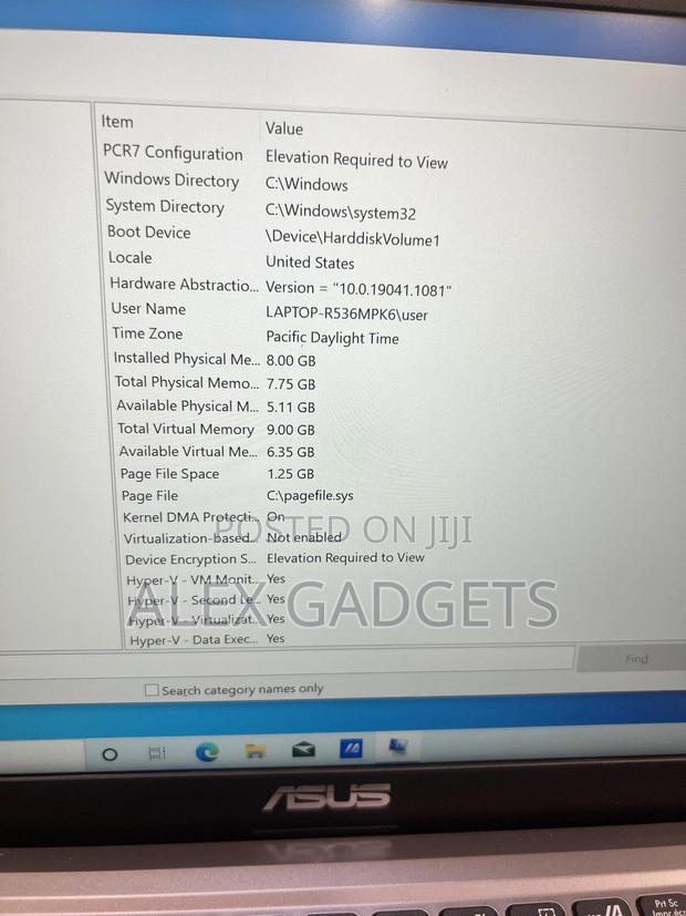 Laptop Asus X415J 8GB Intel Core I3 SSD 256GB photo 7