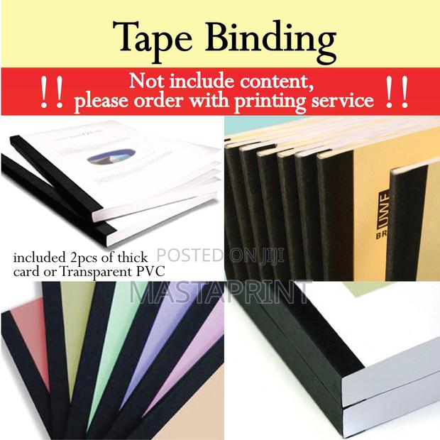 Tape Binding (With Light Green Cover) · Photo 2