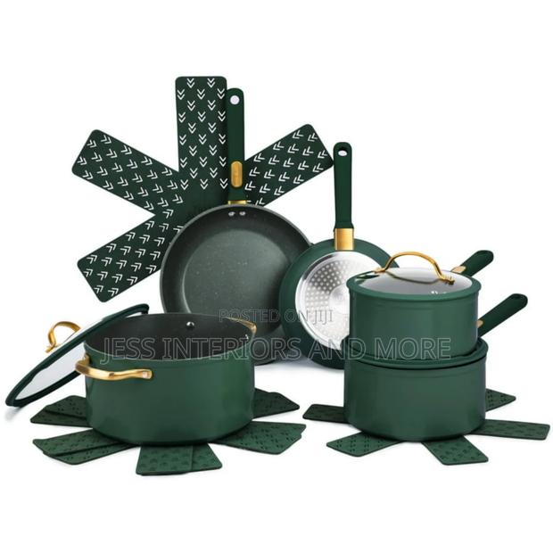 Thyme Table Granite 12-Piece Cookware Set Non-Stick · Photo 3