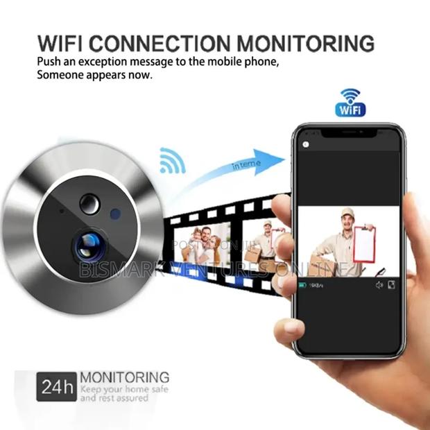 Smart Tuya 3mp Peephole Door Camera Digital Door Viewer photo 7