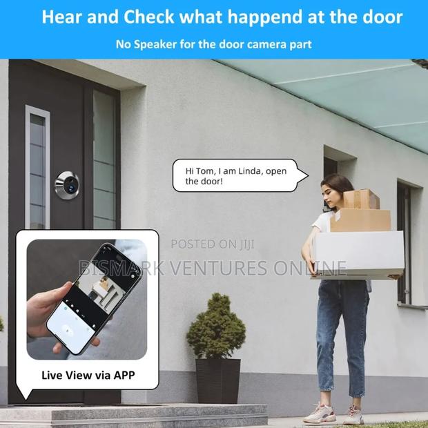 Smart Tuya 3mp Peephole Door Camera Digital Door Viewer photo 8